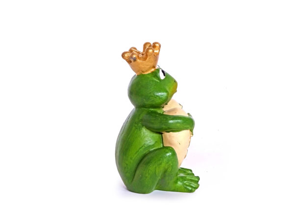 Froschkönig Kerze mit Herz - Kiss me – Bild 5