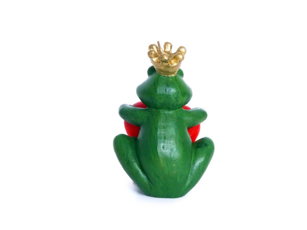 Froschkönig Kerze mit Herz - Kiss me – Bild 8