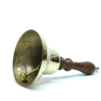 Handglocke Messing - Holzgriff - 27,5 cm Captains Bell – Bild 3