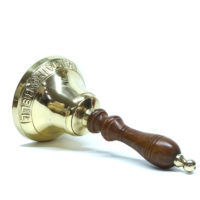 Handglocke Messing - Holzgriff - 27,5 cm Captains Bell – Bild 5