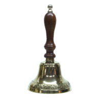 Handglocke Messing - Holzgriff - 27,5 cm Captains Bell