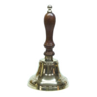 Handglocke Messing - Holzgriff - 27,5 cm Captains Bell – Bild 2