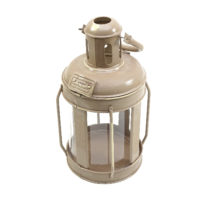 Runde Cargo Laterne - Shabby Chic - Beige-Braun - Colmore – Bild 3