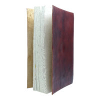 Tagebuch Lederbuch - XXL Block Stone RAW - Wine – Bild 2