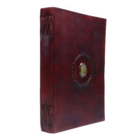 Tagebuch Lederbuch - XXL Block Stone RAW - Wine – Bild 3