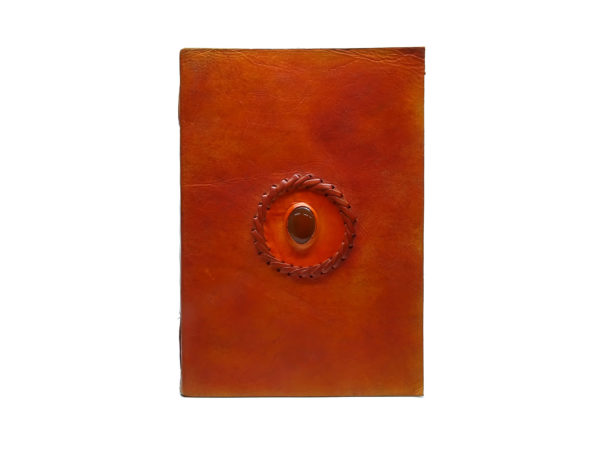 Tagebuch Lederbuch - XXL Block Stone RAW - Lion