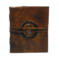 Tagebuch Lederbuch - XL Stone RAW - Brown