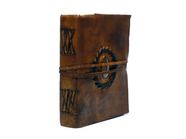 Tagebuch Lederbuch - XL Stone RAW - Brown – Bild 3
