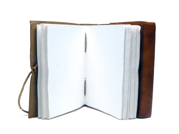 Tagebuch Lederbuch - XL Stone RAW - Brown – Bild 5
