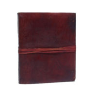 Tagebuch Lederbuch - XL Stone RAW - Wine – Bild 2