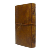Tagebuch Lederbuch - XXL Stone RAW - Brown – Bild 2