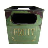 Aufbewahrungsboxen Metall 3er Set -Fruit - Emaille Look – Bild 3
