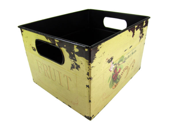 Aufbewahrungsboxen Metall 3er Set -Fruit - Emaille Look – Bild 8
