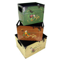 Aufbewahrungsboxen Metall 3er Set -Fruit - Emaille Look – Bild 11
