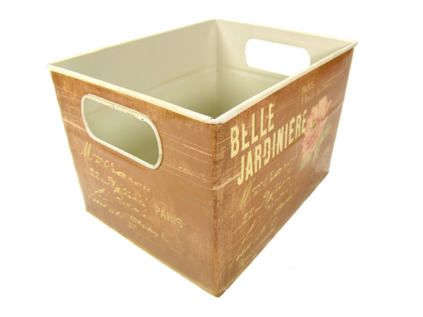Aufbewahrungsboxen Metall 3er Set - Paris - Emaille Look – Bild 3