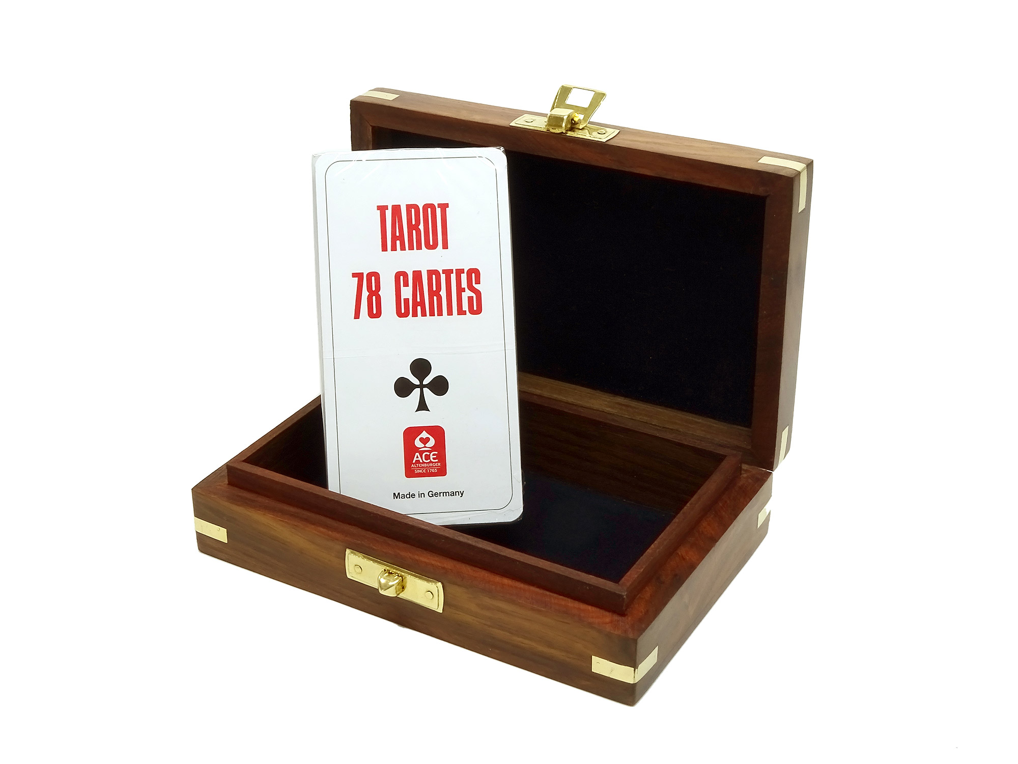 Tarot-Kartenspiel in der Holzbox perfekt für die maritime Dekoration 