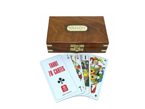 Seaclub Tarot Karten Teak-Holz Box 9040