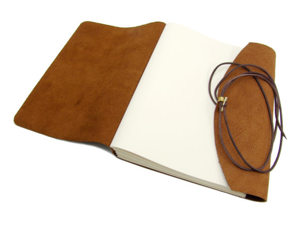 Lederbuch Buffalo Classic Caramel A4 – Bild 2