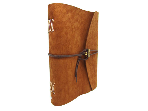Lederbuch Buffalo Classic Caramel A4 – Bild 4