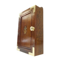 Maritimer Schlüsselkasten in Holz & Messing – Bild 2
