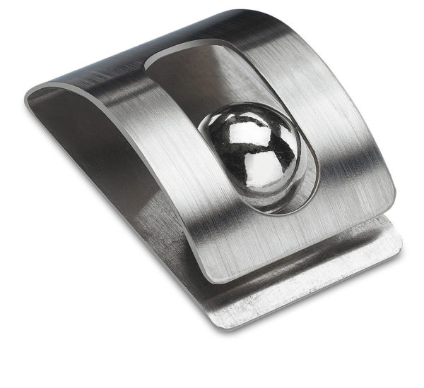 Memo Clip Ball - Edelstahl - Magnetisch & Selbstklebend