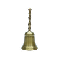 Handglocke Messing - Art-Deco Bronze - 15cm – Bild 4