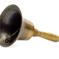 Handglocke Messing - Antik Look - 21cm – Bild 4