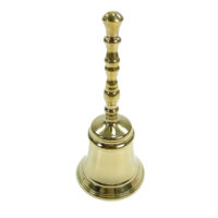 Handglocke Messing - Art-Deco Gold - 15cm – Bild 2