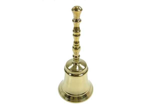Handglocke Messing - Art-Deco Gold - 15cm – Bild 2