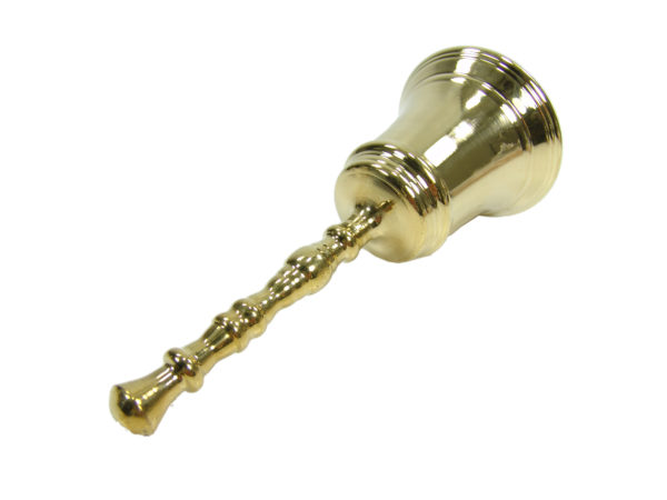 Handglocke Messing - Art-Deco Gold - 15cm – Bild 3