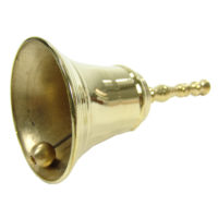 Handglocke Messing - Art-Deco Gold - 15cm – Bild 5