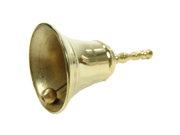 Handglocke Messing - Art-Deco Gold - 15cm – Bild 5
