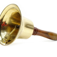 Handglocke Messing - Gold - 21cm – Bild 3