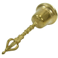 Handglocke Messing - Crown Gold - 20cm – Bild 4