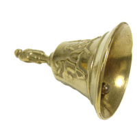 Handglocke Messing - Napoleon Gold - 12cm – Bild 4