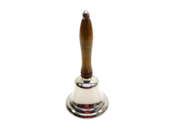 Handglocke Messing - Silber - 21cm – Bild 2