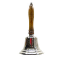 Handglocke Messing - Silber - 21cm