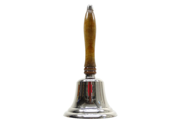Handglocke Messing - Silber - 21cm