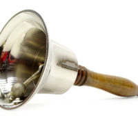 Handglocke Messing - Silber - 21cm – Bild 3