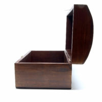 Schmuckkästchen Schatulle - Schatzkiste - Holz Messing – Bild 6