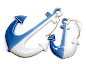 Anker Hänger Set in Keramik - 2er Set