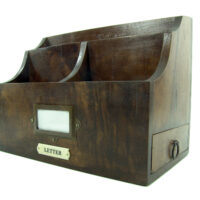 LETTER BOX XXL - Rustikaler Mini-Sekretär im Kolonial-Stil