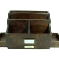 LETTER BOX XXL - Rustikaler Mini-Sekretär im Kolonial-Stil – Bild 5