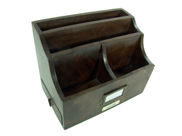 LETTER BOX XXL - Rustikaler Mini-Sekretär im Kolonial-Stil – Bild 3