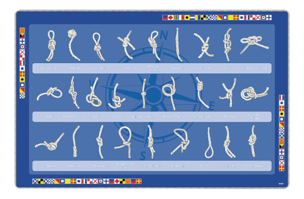Tisch- Platz-Unterleger - Maritim - Knotenlehre