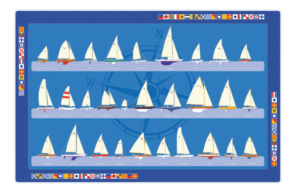 Tisch- Platz-Unterleger - Maritim - Yachten & Boote