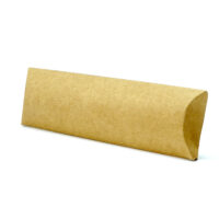 Kissenschachtel - Pillow-Box - Kraftpapier Natur - 17,8 x 5,1 x 1,9 cm – Bild 2