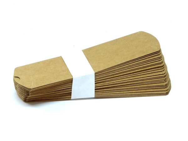 Kissenschachtel - Pillow-Box - Kraftpapier Natur - 17,8 x 5,1 x 1,9 cm – Bild 8
