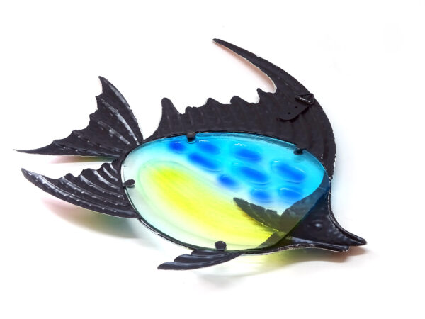 Butterfly Fisch - Maritime Deko - Metall & Glas – Bild 4