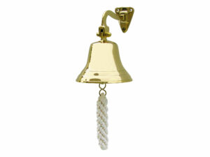Wandglocke Messing - Poliert - 10cm Ø